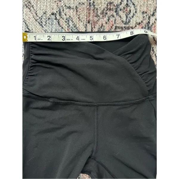 Lululemon Align High-Rise Ruched Waist Pant 25" Black Leggings Size 2 - Image 12
