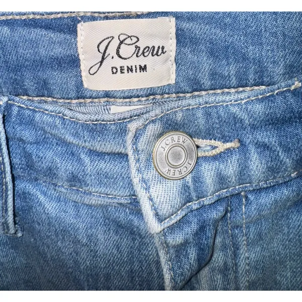 J Crew‎ Slim Boyfriend Jeans Womens 28 Lightwash Mid Rise Classic Stretch Preppy - Image 7