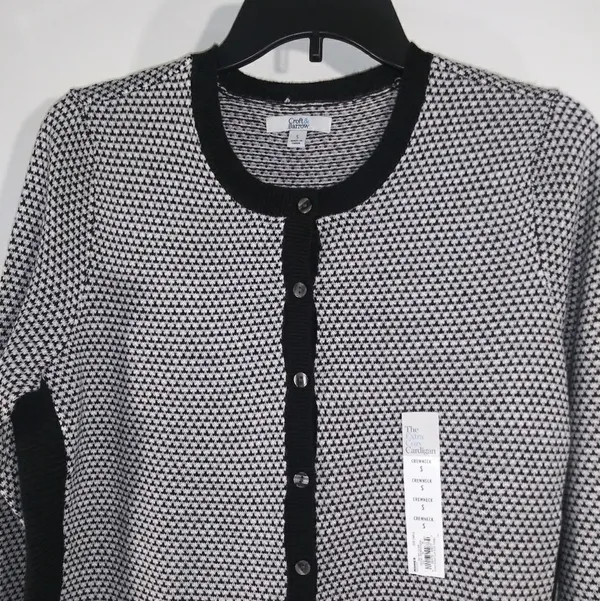 Croft & Barrow Textured Extra Cozy Cardigan Sz S - Image 4