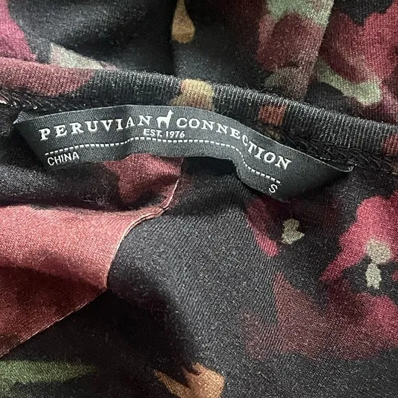 Peruvian Connection Floral Midi Ruched Dress - Image 6