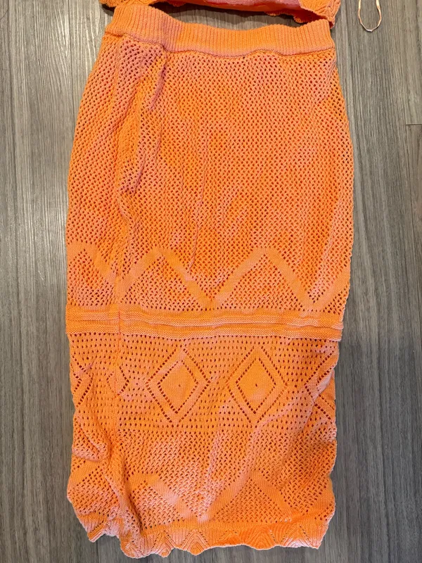 Crochet orange set - Image 3