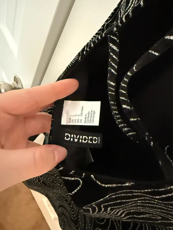 H&M Dress Mini Black - Image 3