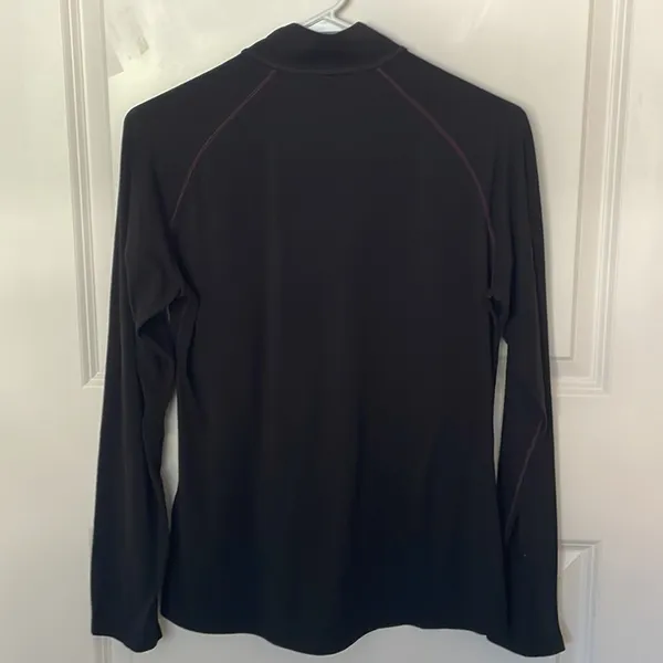 Paradox Merino Blend Base Layer Quarter Zip Large Black - Image 2