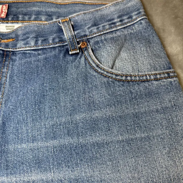 Vintage Levis 550 Womens Size 18 M Jeans Relaxed Tapered Classic Blue Denim - Image 13
