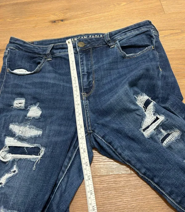 Tall/long jegging skinny jeans - American Eagle plus size 14 - Image 12