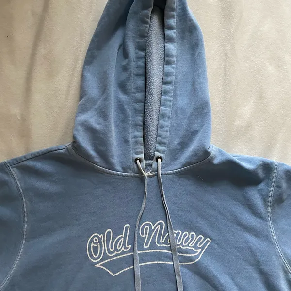 Old Navy Light Blue Pullover Hoodie - Image 2