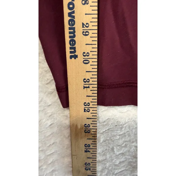 Lululemon Align High Rise Leggings Burgundy Size 8 Full Length Yoga Pants - Image 7