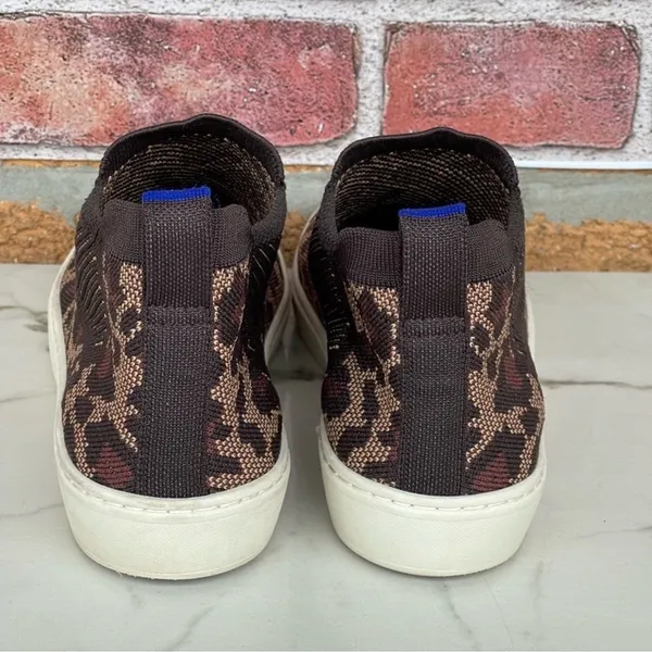 Rothy's leopard print high top sneakers size 7.5 - Image 4