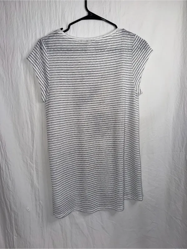 Disney LC Lauren Conrad Mickey Mouse Striped High-Low Top Size S - Image 2