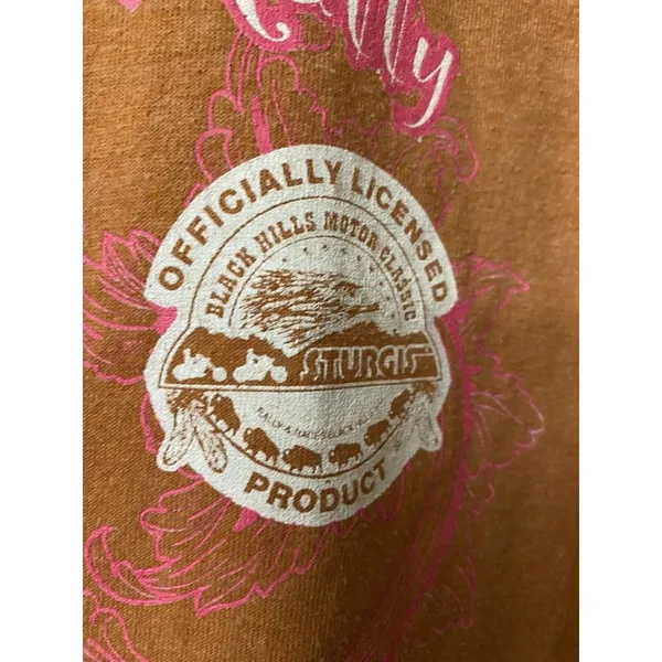 STURGIS MOTORCYCLE RALLY Tee women’s XL Black Hills‎ Classic Harley Davidson - Image 4