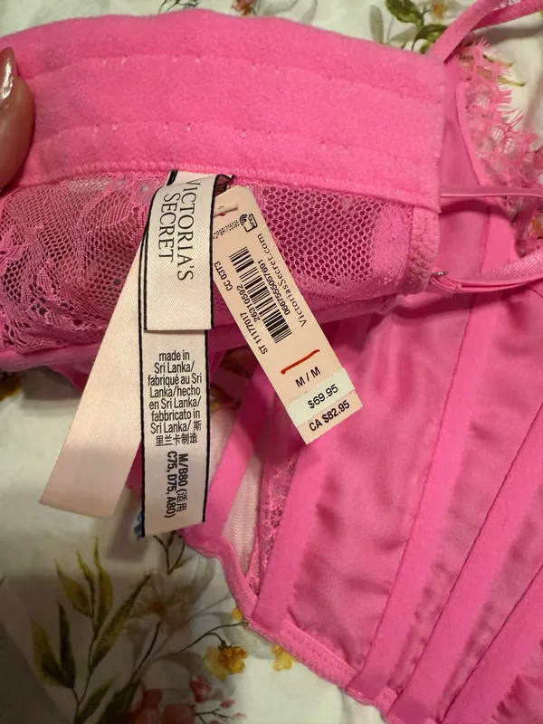 Victoria's Secret Pink Bra Corset - Image 3