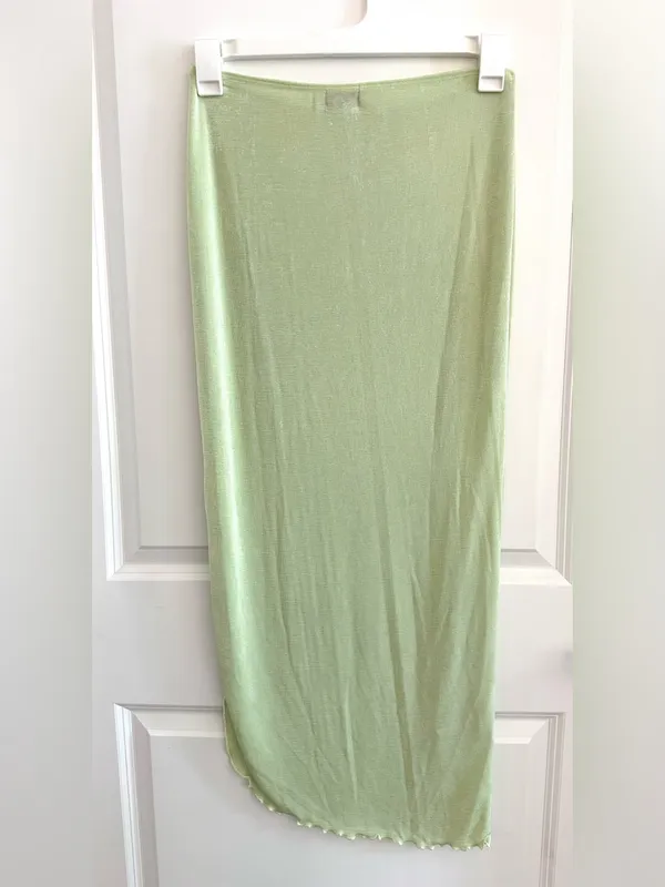 Edikted Milan Slitted Maxi Skirt NWT Medium - Image 4