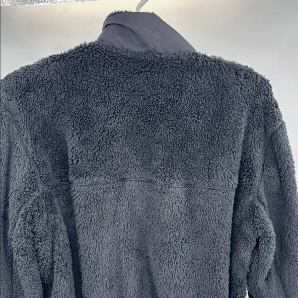 ZYIA black Sherpa 1/4 zip pullover M cozy warm outdoor activewear neutral soft - Image 3