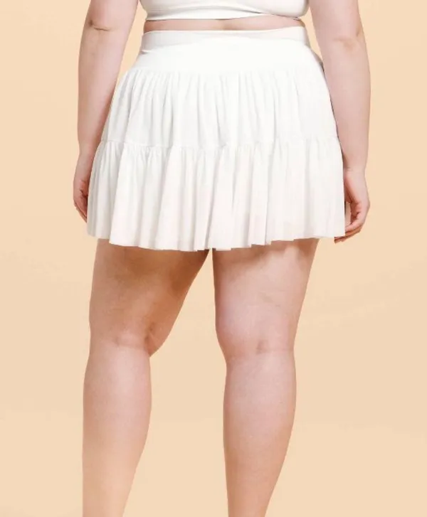 Blogilates Women's Ballerina Skort - Cream XL - Image 2