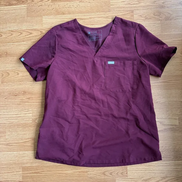 FIGS Catarina One-Pocket Scrub Top Size Large - Image 2