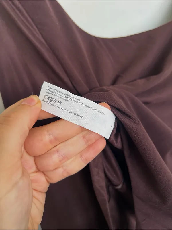 Lululemon • Wundermost Ultra-Soft Nulu Square-Neck Long-Sleeve Bodysuit brown - Image 8