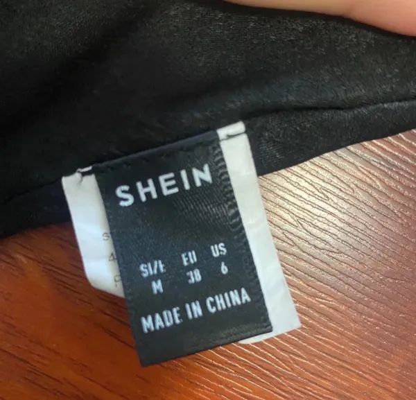 SheIn Black backless tie top - Image 3
