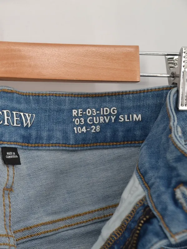J. Crew '03 Curvy Slim Jeans Light Wash Size 30 - Image 5