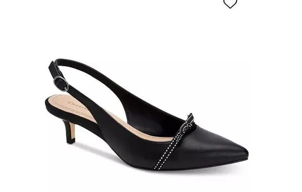 Charter Club Gilla Bow Kitten Heels 7.5 - Image 8