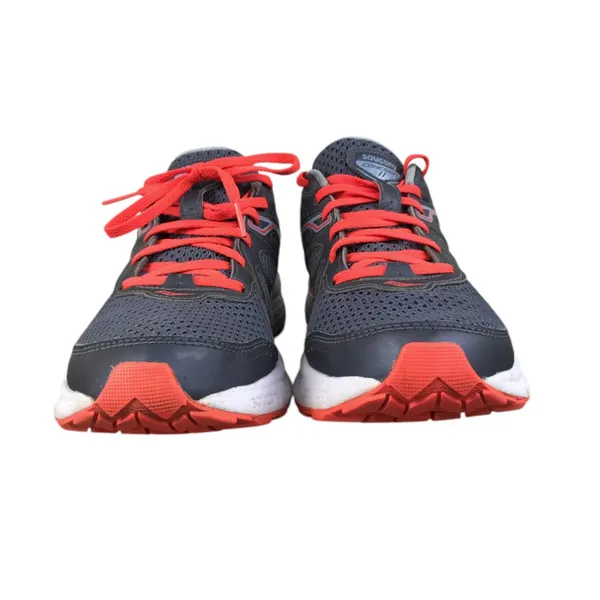 SAUCONY Cohesion 11 Running Shoe Women 9.5 Grey/Red Athletic Comfort Outdoor - Image 5