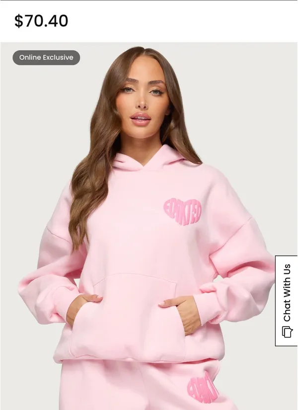 Edikted Pink sweat set - Image 2