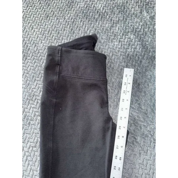 Lululemon Women's High Stretch Zoned In HR Leggings‎ Black Size 8 - Image 9