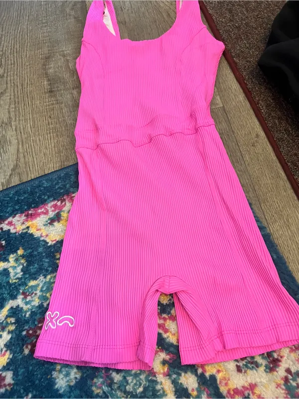 Year of ours pink ribbed romper - Image 7