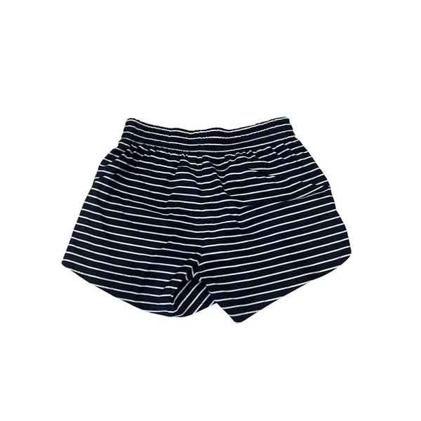 Athleta navy stripped athletic‎ shorts small - Image 3
