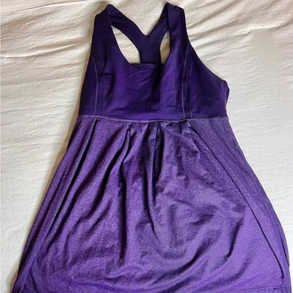 LULULEMON Power Dance Tank Heathered Concord‎ Grape Size 6 - Image 3