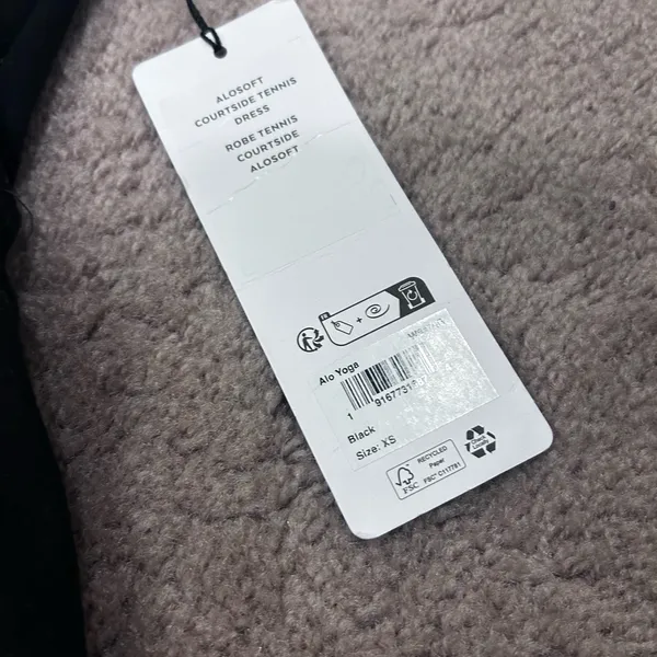 Alo Yoga Black Alosoft Courtside Tennis Dress New XS - Image 7