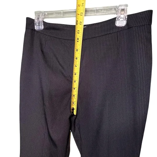 Le Suit Pants Womens 10P Petite Pinstripe Dress Career Office Workwear - Image 8