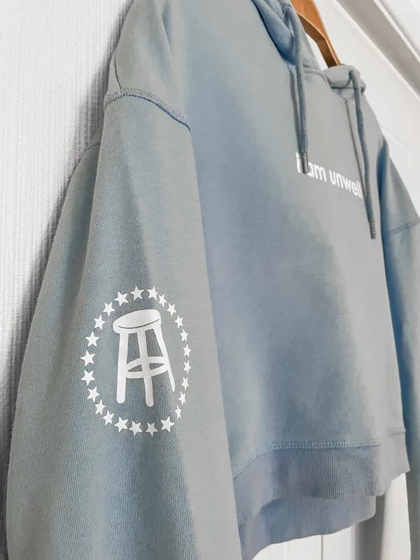 Call Her Daddy I Am Unwell Cropped Hoodie - Image 5