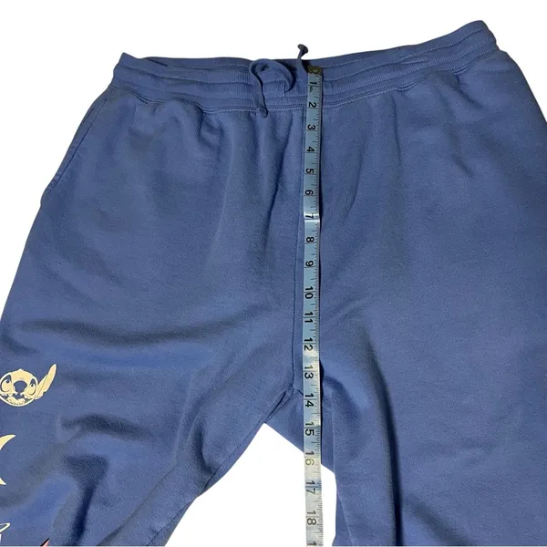 Disney Stitch Blue Jogger Sweatpants I Need More Space Graphic Loungewear XXL 2X - Image 10