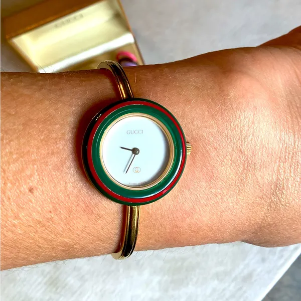 Authentic GUCCI signature colors BEZEL ONLY ❤️💚 - Image 3