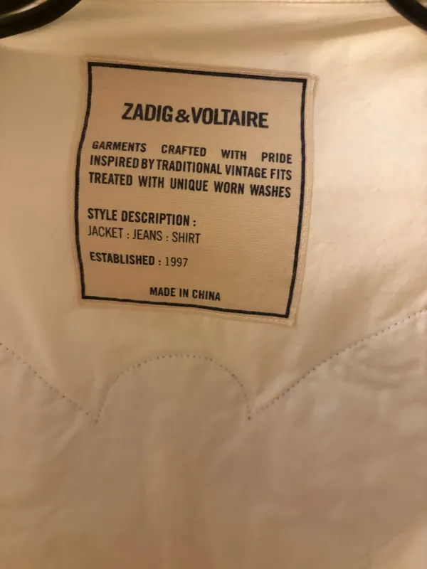 Zadig & Voltaire  white butterfly jacket - Image 8