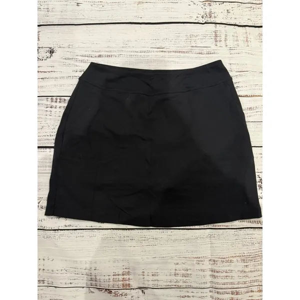 FootJoy Women's Black Athletic Skort Medium High-Rise‎ Golf Tennis - Image 2