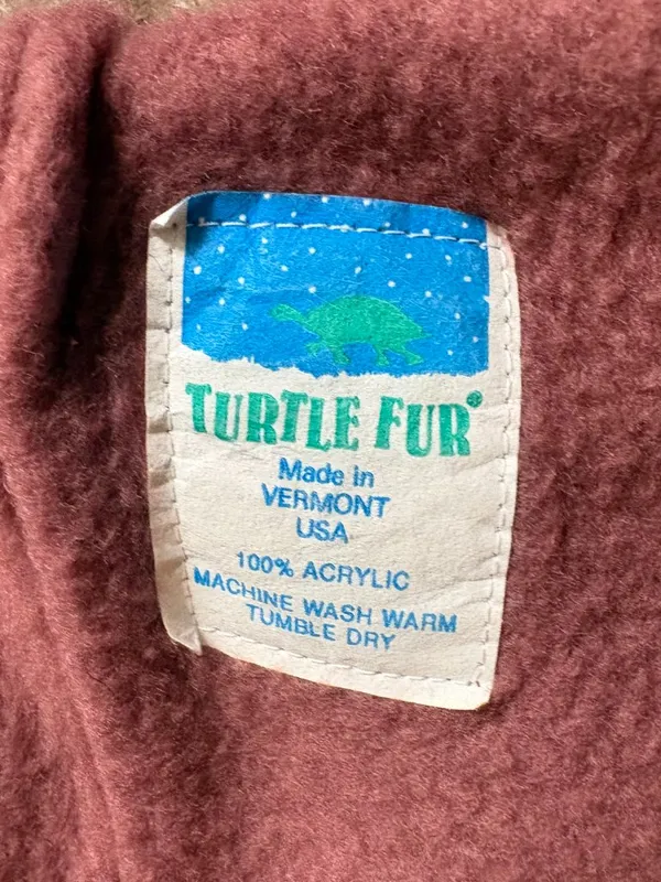 Turtle Fur double layer warm dusty rose pink mauve neck warmer gaiter US made - Image 3