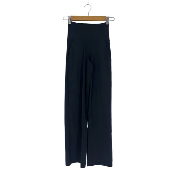 Lululemon Align High-Rise Wide-Leg Pant Black Size 0 Nulu 30 Inseam - Image 2