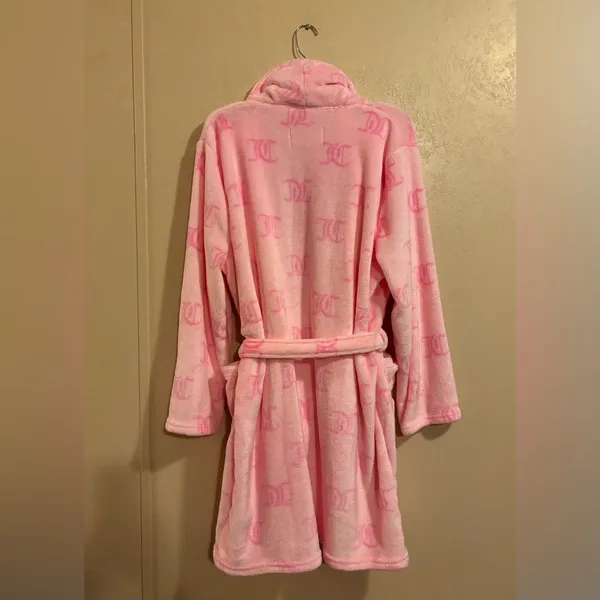 NWT Juicy Couture Super Soft Luxe Plush Shawl Collar Robe sz 1X - Image 2