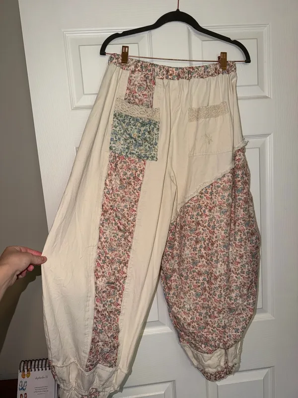 Maddy Jae Patchwork Joggers Multiple - Image 4