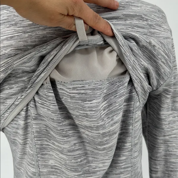 Lululemon Define Jacket Size 8 Wee Are From Space Ice Grey Alpine Full Length - Image 11