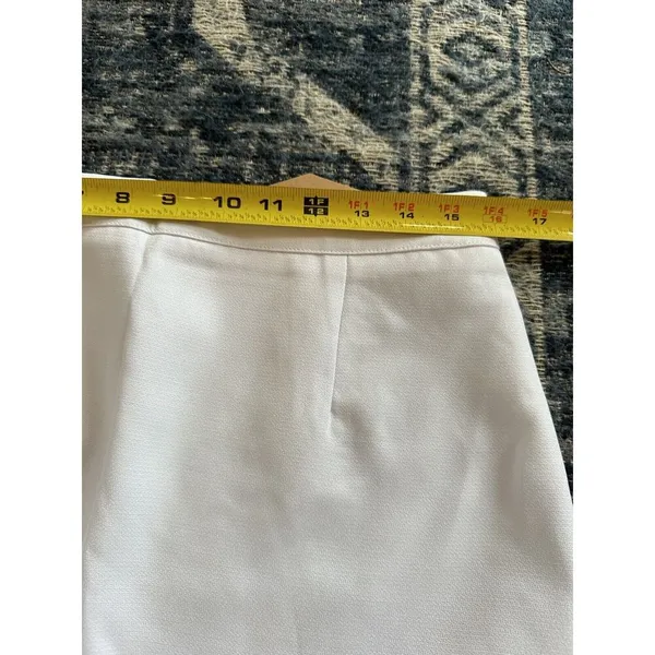 Skirt & Top Set Main Strip 2 Piece White Feather Trim SizeLarge NEW Wedding Bach - Image 8