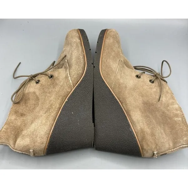 Sperry Harlow Suede Leather Chukka Wedge Ankle Boots‎ Womens 11 M - Image 6