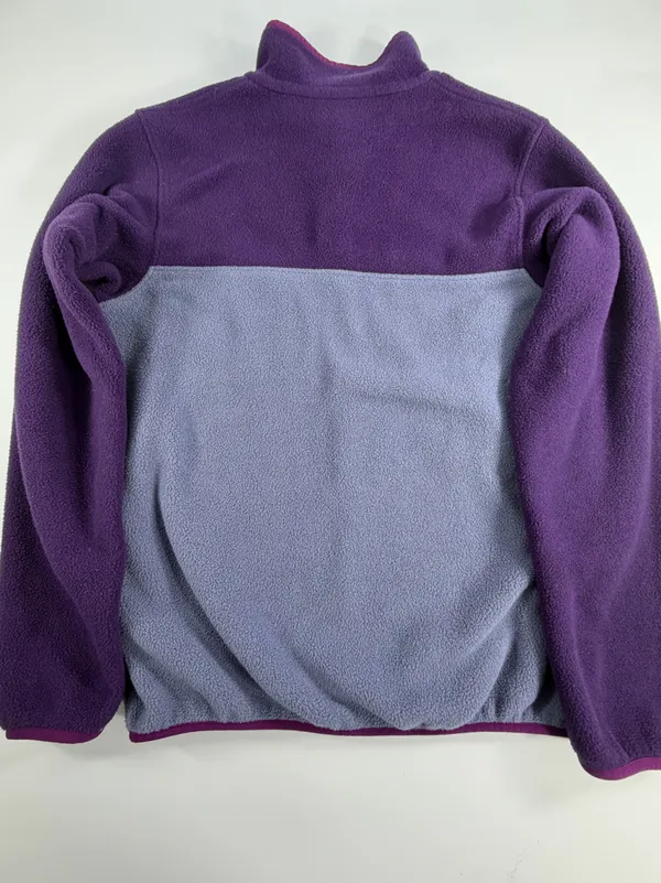 Patagonia Two-Tone Purple & Lavender‎ Snap Fleece Pullover - Image 8