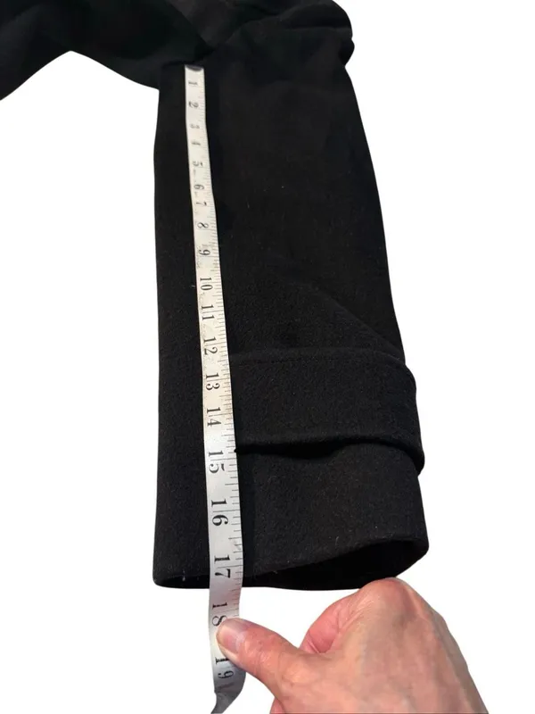 Michael Kors black wool  toggle/Zipper  jacket Sz 14 - Image 7