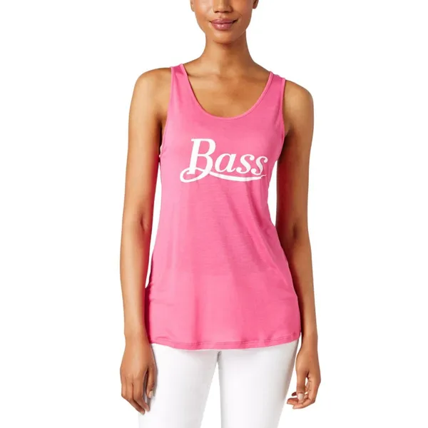 Bass Womens Logo Tank Top GS653M05 Pink S - Image 5