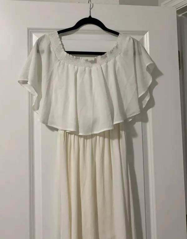 Show Me Your Mumu NEW Hacienda White Maxi Dress - Image 8