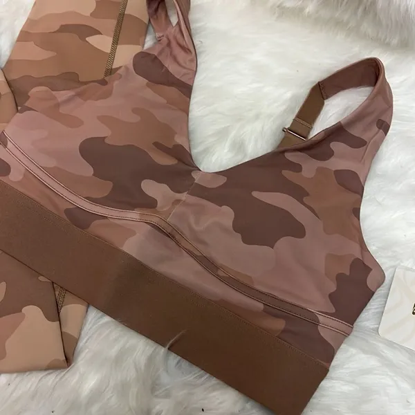 Fabletics Define Nude Camo High-Waisted 7/8 Legging and Sports‎ Brand NWT C34 - Image 7