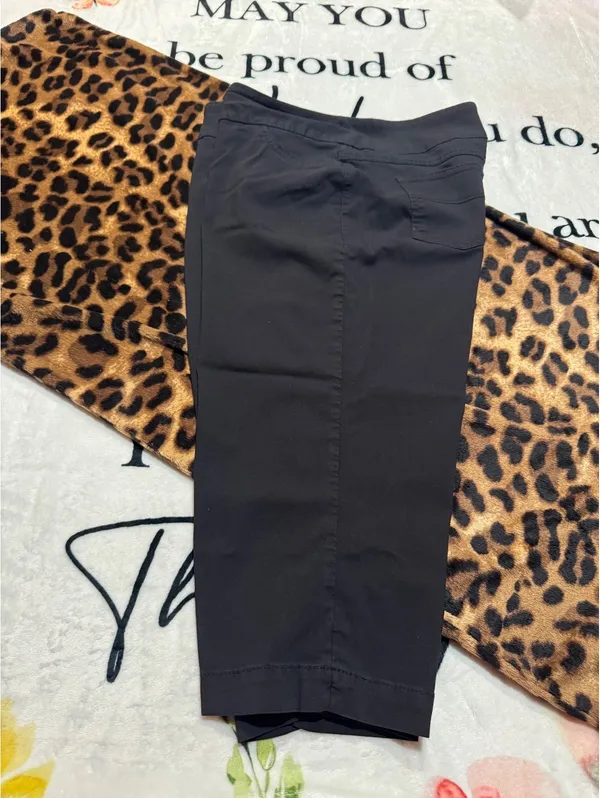 Westbound Women's Capri Pants, Black, Size 14 - Image 3