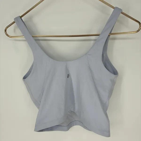 Lululemon Align Tank Sports Bra Light Blue Women's Size 6 - Image 2